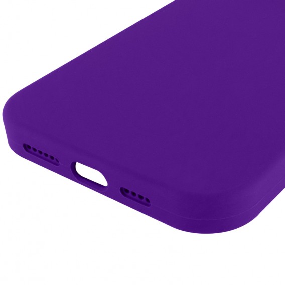 Чохол Silicone Case Full Protective (AA) NO LOGO для Apple iPhone 16 Pro (6.3") Фіолетовий / Ultra Violet