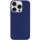 Чехол Silicone Case Full Protective (AA) NO LOGO для Apple iPhone 16 Pro (6.3") Синий / Deep navy