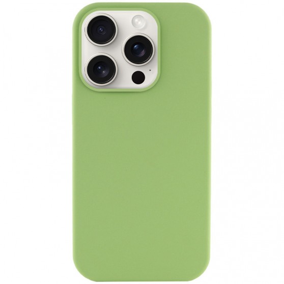 Чехол Silicone Case Full Protective (AA) NO LOGO для Apple iPhone 16 Pro (6.3") Мятный / Mint
