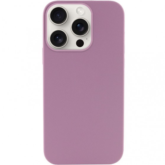 Чехол Silicone Case Full Protective (AA) NO LOGO для Apple iPhone 16 Pro (6.3") Лиловый / Lilac Pride