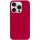 Чехол Silicone Case Full Protective (AA) NO LOGO для Apple iPhone 16 Pro (6.3") Красный / Rose Red