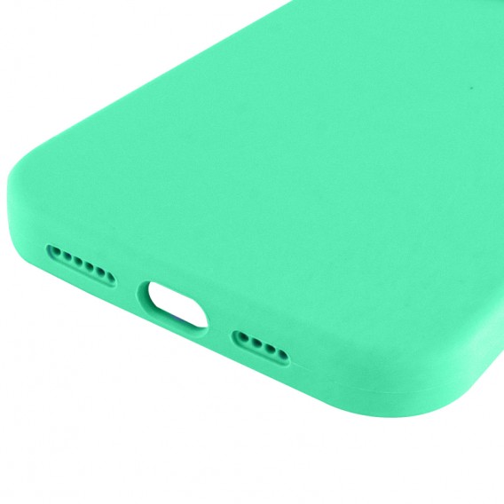 Чохол Silicone Case Full Protective (AA) NO LOGO для Apple iPhone 16 Pro (6.3") Зелений / Spearmint