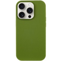 Чехол Silicone Case Full Protective (AA) NO LOGO для Apple iPhone 16 Pro (6.3") Зеленый / Dark Olive