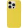 Чехол Silicone Case Full Protective (AA) NO LOGO для Apple iPhone 16 Pro (6.3") Желтый / Yellow