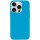 Чехол Silicone Case Full Protective (AA) NO LOGO для Apple iPhone 16 Pro (6.3") Голубой / Blue