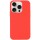 Чехол Silicone Case Full Protective (AA) NO LOGO для Apple iPhone 16 Pro (6.3") Арбузный / Watermelon red