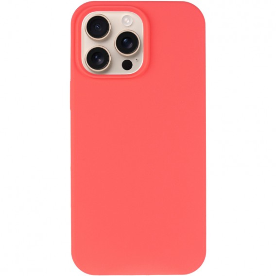 Чохол Silicone Case Full Protective (AA) NO LOGO для Apple iPhone 16 Pro (6.3") Кавуновий / Watermelon red