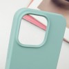Чехол Silicone Case Full Protective (AA) NO LOGO для Apple iPhone 16 Pro (6.3") Бирюзовый / Beryl