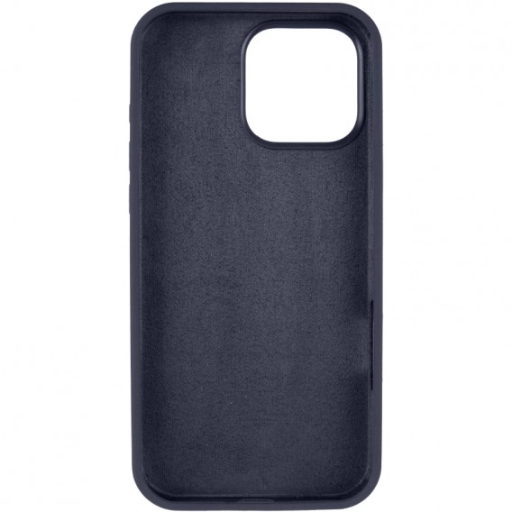 Чохол для iPhone 16 Pro Max Silicone Case Full Protective (Midnight blue)