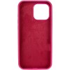 Чохол для iPhone 16 Pro Max Silicone Case Full Protective (Rose Red)