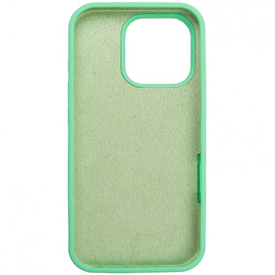 Чохол Silicone Case Full Protective (AA) NO LOGO для Apple iPhone 16 Pro Max (6.9") Зелений / Spearmint