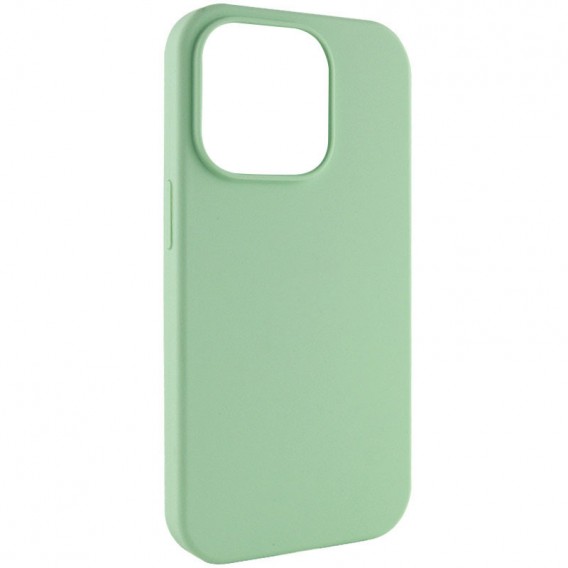 Чохол Silicone Case Full Protective (AA) NO LOGO для Apple iPhone 16 Pro Max (6.9") Зелений / Pistachio