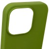 Чехол Silicone Case Full Protective (AA) NO LOGO для Apple iPhone 16 Pro Max (6.9") Зеленый / Dark Olive