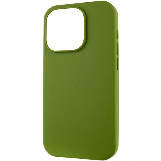 Чохол Silicone Case Full Protective (AA) NO LOGO для Apple iPhone 16 Pro Max (6.9") Зелений / Dark Olive