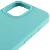 Чохол Silicone Case Full Protective (AA) NO LOGO для Apple iPhone 16 Pro Max (6.9") Бірюзовий / Marine Green