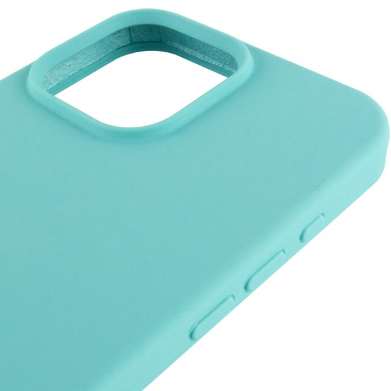 Чохол Silicone Case Full Protective (AA) NO LOGO для Apple iPhone 16 Pro Max (6.9") Бірюзовий / Marine Green