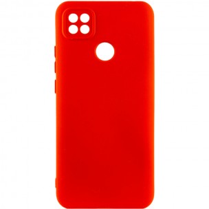 Чехол TPU GETMAN Liquid Silk Full Camera для Xiaomi Redmi 9C Красный / Red