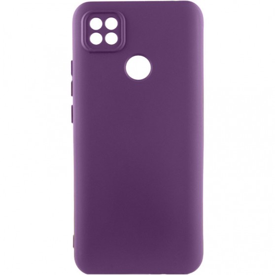 Чехол TPU GETMAN Liquid Silk Full Camera для Xiaomi Redmi 9C Фиолетовый / Purple