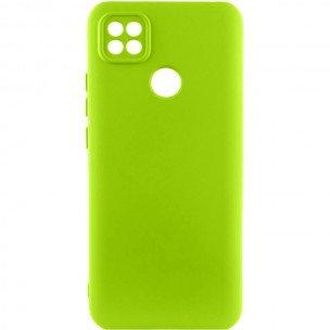 Чехол TPU GETMAN Liquid Silk Full Camera для Xiaomi Redmi 9C Салатовый / Neon Green
