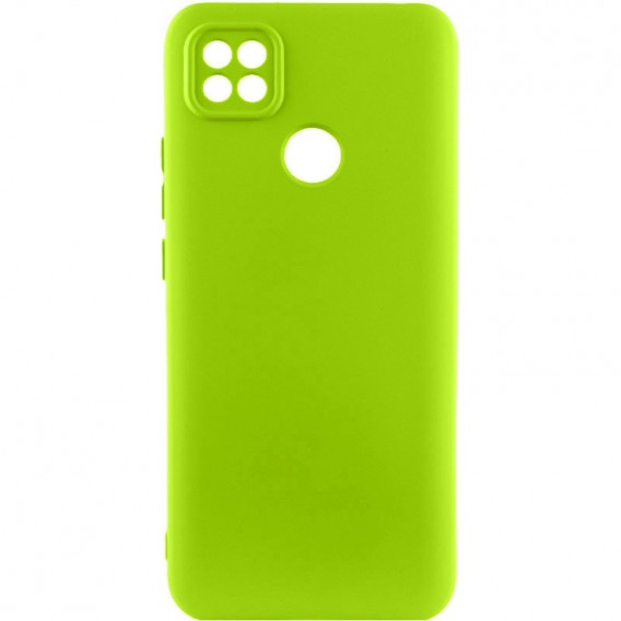 Чохол TPU GETMAN Liquid Silk Full Camera для Xiaomi Redmi 9C Салатовий / Neon Green