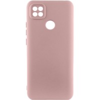 Чехол TPU GETMAN Liquid Silk Full Camera для Xiaomi Redmi 9C Розовый / Pink Sand