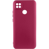 Чохол TPU GETMAN Liquid Silk Full Camera для Xiaomi Redmi 9C Бордовий / Marsala
