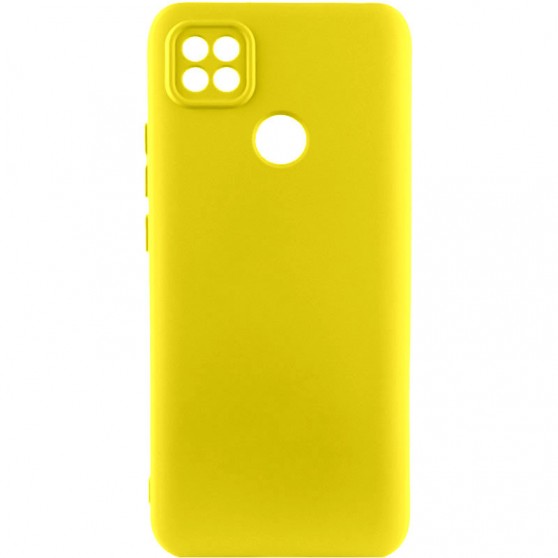 Чехол TPU GETMAN Liquid Silk Full Camera для Xiaomi Redmi 9C Желтый / Flash