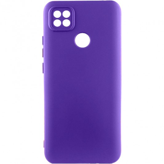 Чохол TPU GETMAN Liquid Silk Full Camera для Xiaomi Redmi 9C Синій / Iris