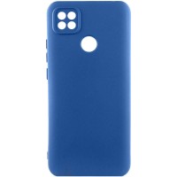 Чехол TPU GETMAN Liquid Silk Full Camera для Xiaomi Redmi 9C Синий / Navy Blue