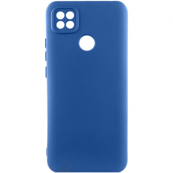 Чохол TPU GETMAN Liquid Silk Full Camera для Xiaomi Redmi 9C Синій / Navy Blue