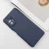 Чехол TPU GETMAN Liquid Silk Full Camera для Xiaomi Redmi Note 10 Pro / 10 Pro Max Синий / Midnight Blue
