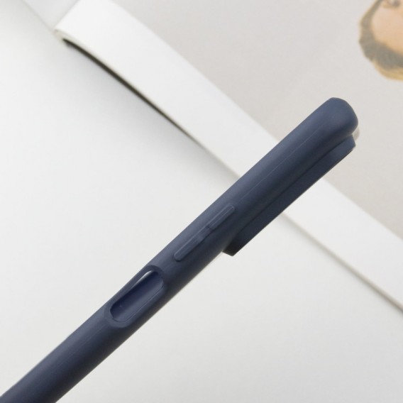 Чехол TPU GETMAN Liquid Silk Full Camera для Xiaomi Redmi Note 10 Pro / 10 Pro Max Синий / Midnight Blue