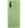 Чехол TPU GETMAN Liquid Silk Full Camera для Xiaomi Redmi Note 10 Pro / 10 Pro Max Зеленый / Pistachio