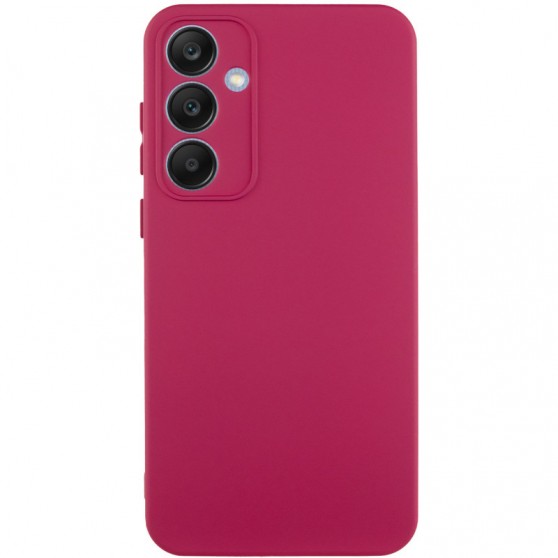 Чохол TPU GETMAN Liquid Silk Full Camera для Samsung Galaxy S23 FE Бордовий / Marsala