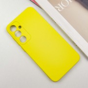 Чехол TPU GETMAN Liquid Silk Full Camera для Samsung Galaxy S23 FE Желтый / Flash