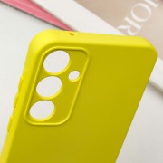 Чехол TPU GETMAN Liquid Silk Full Camera для Samsung Galaxy S23 FE Желтый / Flash