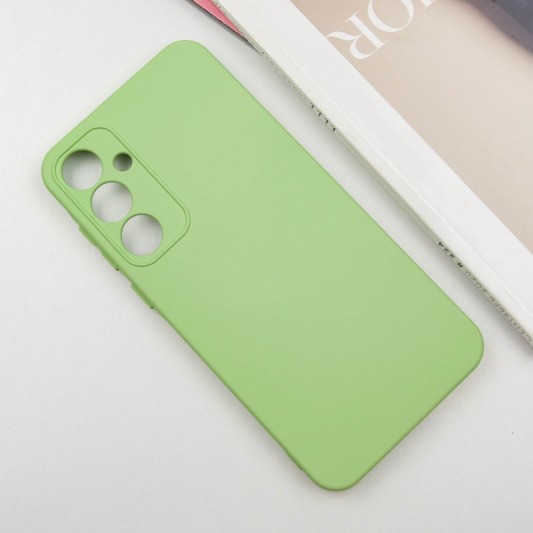 Чохол TPU GETMAN Liquid Silk Full Camera для Samsung Galaxy S23 FE Зелений / Pistachio - зображення 1 