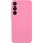 Чехол TPU GETMAN Liquid Silk Full Camera для Samsung Galaxy S23 FE Розовый / Pink