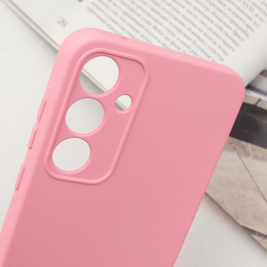 Чохол TPU GETMAN Liquid Silk Full Camera для Samsung Galaxy S23 FE Рожевий / Pink - зображення 4 