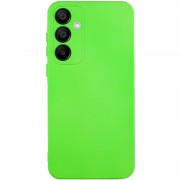 Чехол TPU GETMAN Liquid Silk Full Camera для Samsung Galaxy S23 FE Салатовый / Neon Green