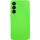 Чехол TPU GETMAN Liquid Silk Full Camera для Samsung Galaxy S23 FE Салатовый / Neon Green