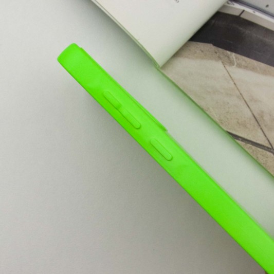 Чохол TPU GETMAN Liquid Silk Full Camera для Samsung Galaxy S23 FE Салатовий / Neon Green - зображення 3 