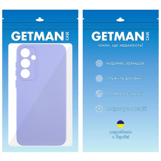 Чехол TPU GETMAN Liquid Silk Full Camera для Samsung Galaxy S23 FE Сиреневый / Dasheen - изображение 4