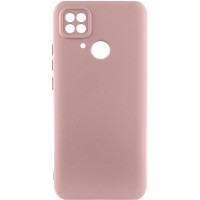 Чохол TPU GETMAN Liquid Silk Full Camera для Xiaomi Redmi 10C Рожевий / Pink Sand
