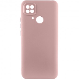 Чохол TPU GETMAN Liquid Silk Full Camera для Xiaomi Redmi 10C Рожевий / Pink Sand