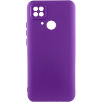 Чохол TPU GETMAN Liquid Silk Full Camera для Xiaomi Redmi 10C Фіолетовий / Purple