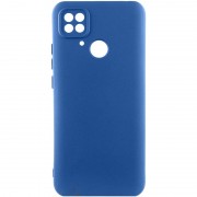 Чохол TPU GETMAN Liquid Silk Full Camera для Xiaomi Redmi 10C Синій / Navy Blue