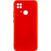 Чехол TPU GETMAN Liquid Silk Full Camera для Xiaomi Redmi 10C Красный / Red
