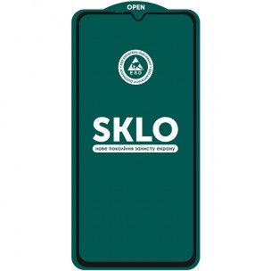 Захисне скло SKLO 5D (тех.пак) для Xiaomi Redmi 14C / A4 / A5 / Poco C75 / C71 / M7 Чорний
