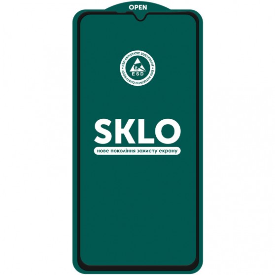 Защитное стекло SKLO 5D (тех.пак) для Xiaomi Redmi 14C / A4 / Poco C75 Черный